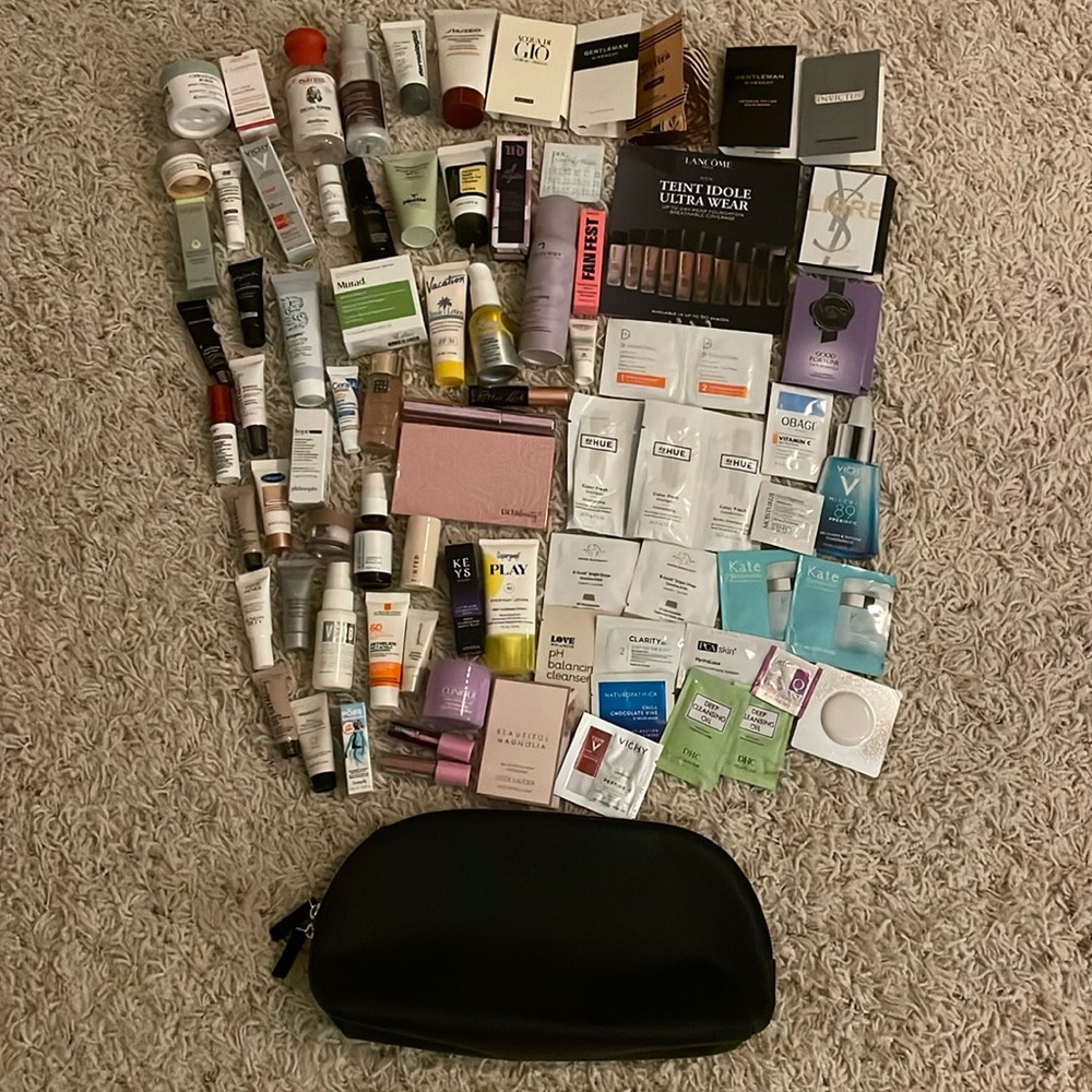 Huge 80 Piece Beauty Bundle Lot Mostly Prestige Deluxe Samples, All New
